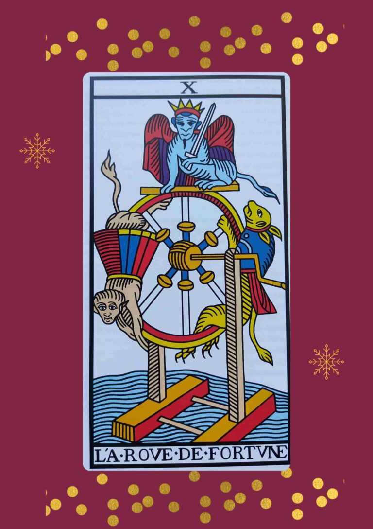 La Rueda de la Fortuna en el Tarot: Significado de la carta